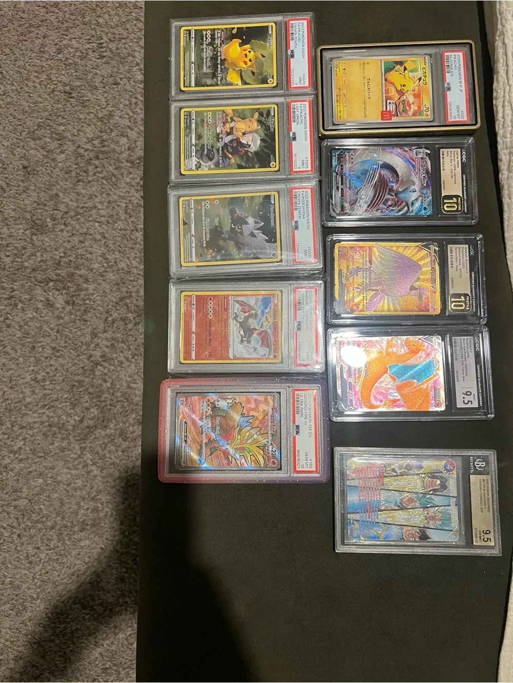 Graded Pokemon card bundle